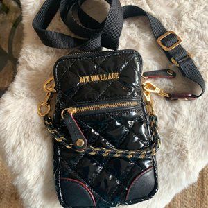 MZ WALLACE CROSBY CROSSBODY BAG BLACK/PREOWNED GREAT CONDITION